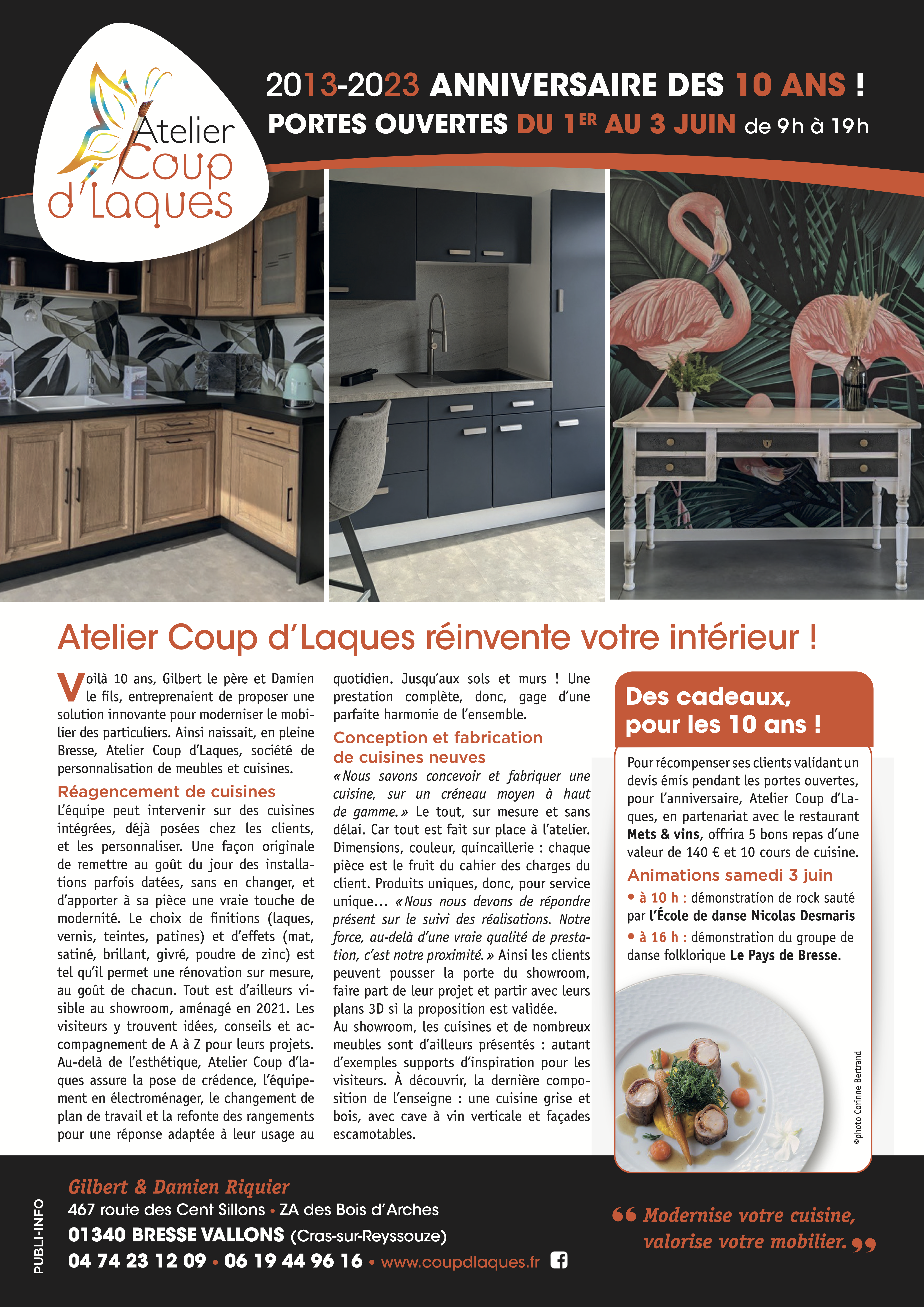 Article du Magville de Bourg en Bresse pour les 10 ans d