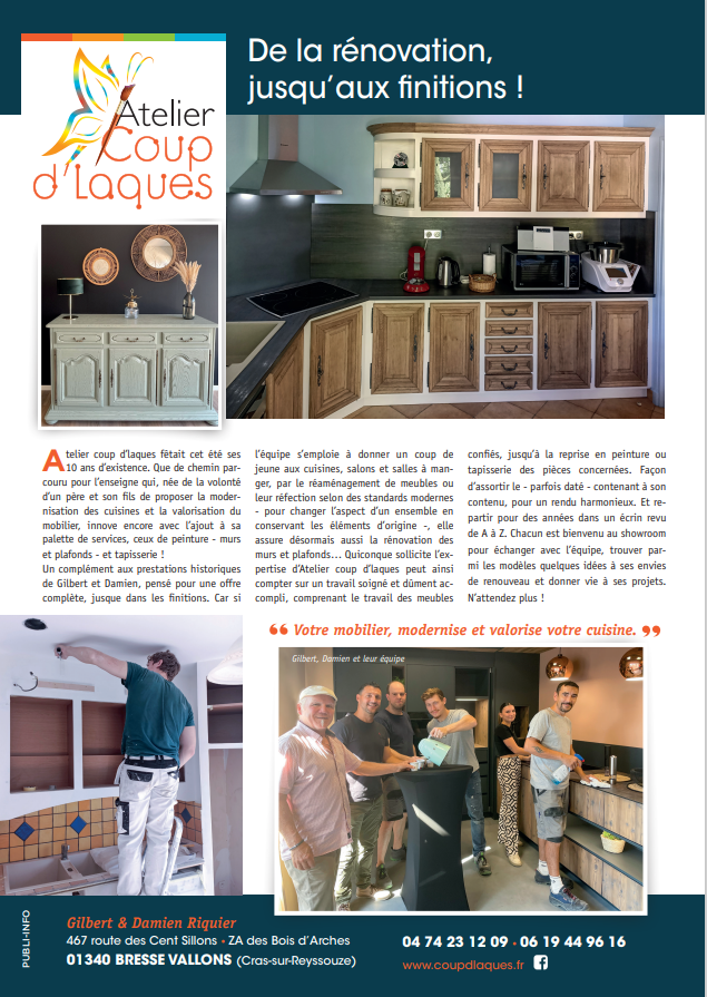 Article du Magville de Bourg en Bresse et d