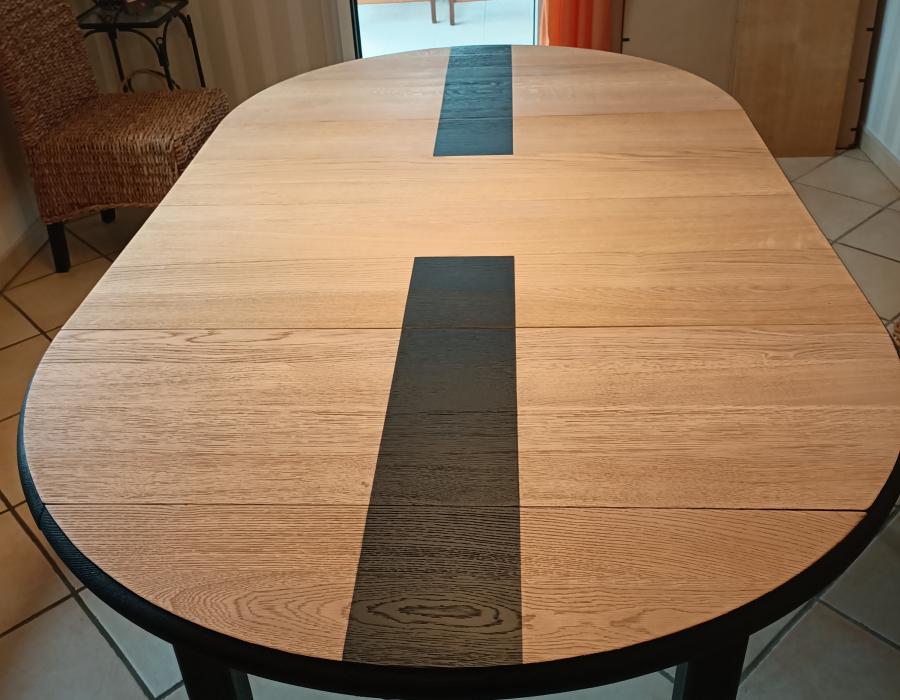 Relooking d&rsquo;une table à Péronnas