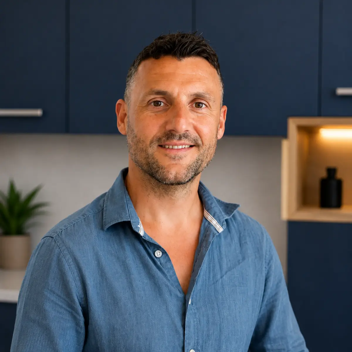 Damien accueille les nouveaux projets, commercial de l'atelier Coup d'Laques
