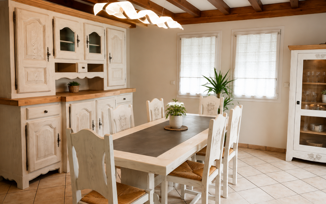 Rénovation d’un ensemble de salle à manger à Haute ville